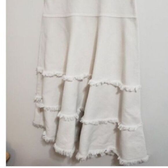 Kate Spade Women’s Size XS Fringe Sweater Dress Ivory Fit and Flare Sleeveless - Picture 8 of 12